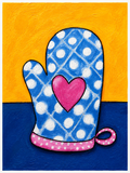 Cheeky Oven Mitt – Original 4x6 Painting | 100 Lil Cheeky Paintings #8