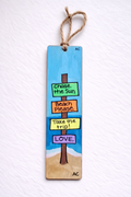 Hand-Painted Bookmark - Chase the Sun