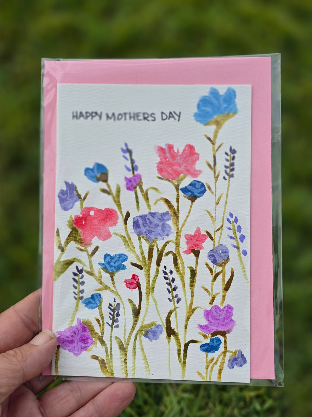 Hand-Painted Mother's Day Card