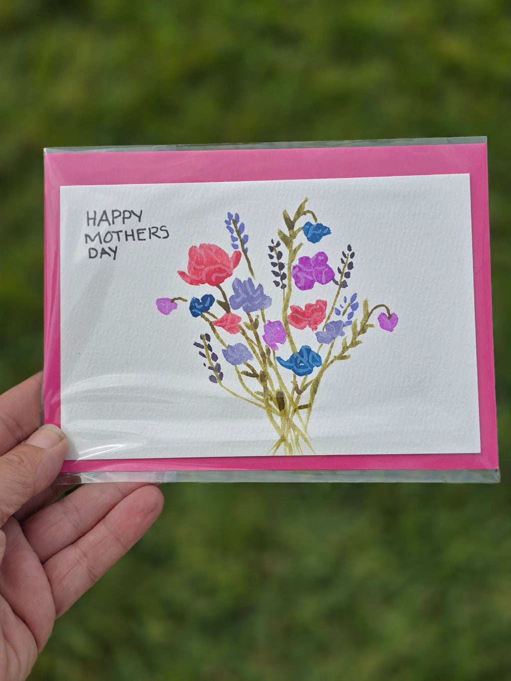 Hand-Painted Mother's Day Card